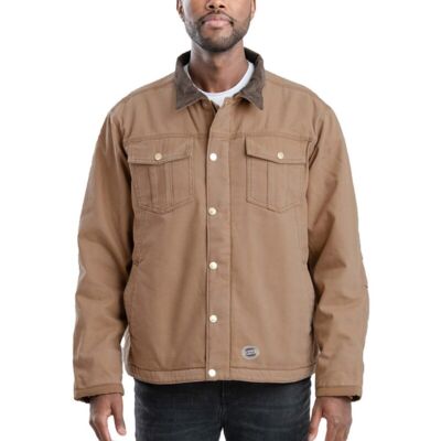 Men's Tall Vintage Washed Sherpa-Lined Work Jacket Thumbnail