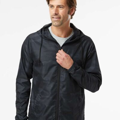 Men's Lightweight Windbreaker Full-Zip Jacket Thumbnail