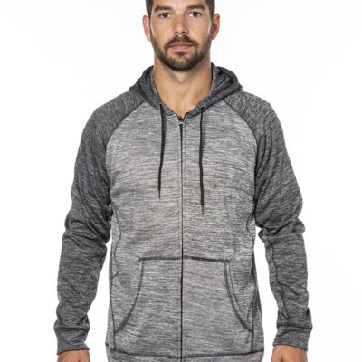 Men's Performance Raglan Full-Zip Sweatshirt Thumbnail