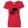 Ladies' Heavy Cotton™ V-Neck T-Shirt Thumbnail