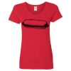 Ladies' Heavy Cotton™ V-Neck T-Shirt Thumbnail