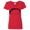 Ladies' Heavy Cotton™ V-Neck T-Shirt Thumbnail