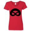 Ladies' Heavy Cotton™ V-Neck T-Shirt Thumbnail