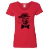 Ladies' Heavy Cotton™ V-Neck T-Shirt Thumbnail