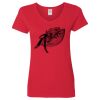 Ladies' Heavy Cotton™ V-Neck T-Shirt Thumbnail