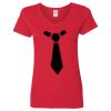 Ladies' Heavy Cotton™ V-Neck T-Shirt Thumbnail