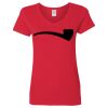 Ladies' Heavy Cotton™ V-Neck T-Shirt Thumbnail