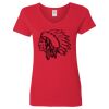 Ladies' Heavy Cotton™ V-Neck T-Shirt Thumbnail