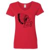 Ladies' Heavy Cotton™ V-Neck T-Shirt Thumbnail