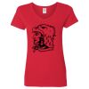 Ladies' Heavy Cotton™ V-Neck T-Shirt Thumbnail