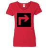 Ladies' Heavy Cotton™ V-Neck T-Shirt Thumbnail