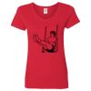 Ladies' Heavy Cotton™ V-Neck T-Shirt Thumbnail