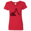 Ladies' Heavy Cotton™ V-Neck T-Shirt Thumbnail