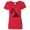 Ladies' Heavy Cotton™ V-Neck T-Shirt Thumbnail