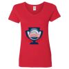 Ladies' Heavy Cotton™ V-Neck T-Shirt Thumbnail