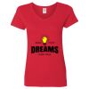 Ladies' Heavy Cotton™ V-Neck T-Shirt Thumbnail