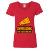 Ladies' Heavy Cotton™ V-Neck T-Shirt Thumbnail