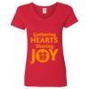 Ladies' Heavy Cotton™ V-Neck T-Shirt Thumbnail