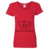 Ladies' Heavy Cotton™ V-Neck T-Shirt Thumbnail